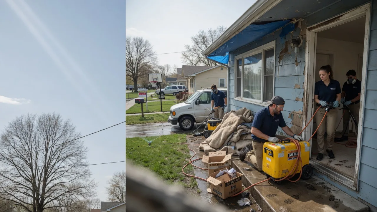 Basement Flood Cleanup in Denver, IN near me